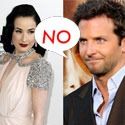 Bradley Cooper rejects Dita Von Teese