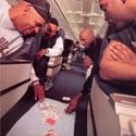 Gambling on a plane
