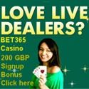 Live dealer casinos