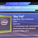 Intel Bay Trail-T chipsets
