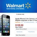 Current iPhones discounted at Walmart
