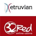 32Red Casino gets rewarded by etruvian